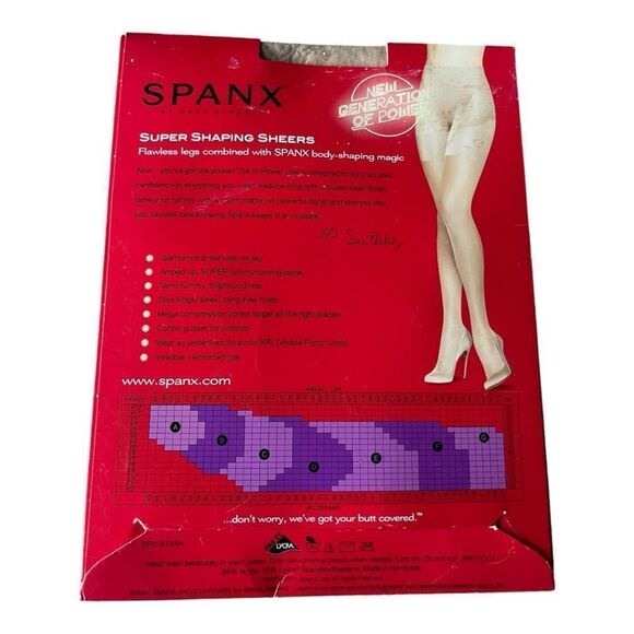 NEW Spanx Super Shaping Sheers by Sara Blakely Nordstrom Pantie Hose - Picture 2 of 4
